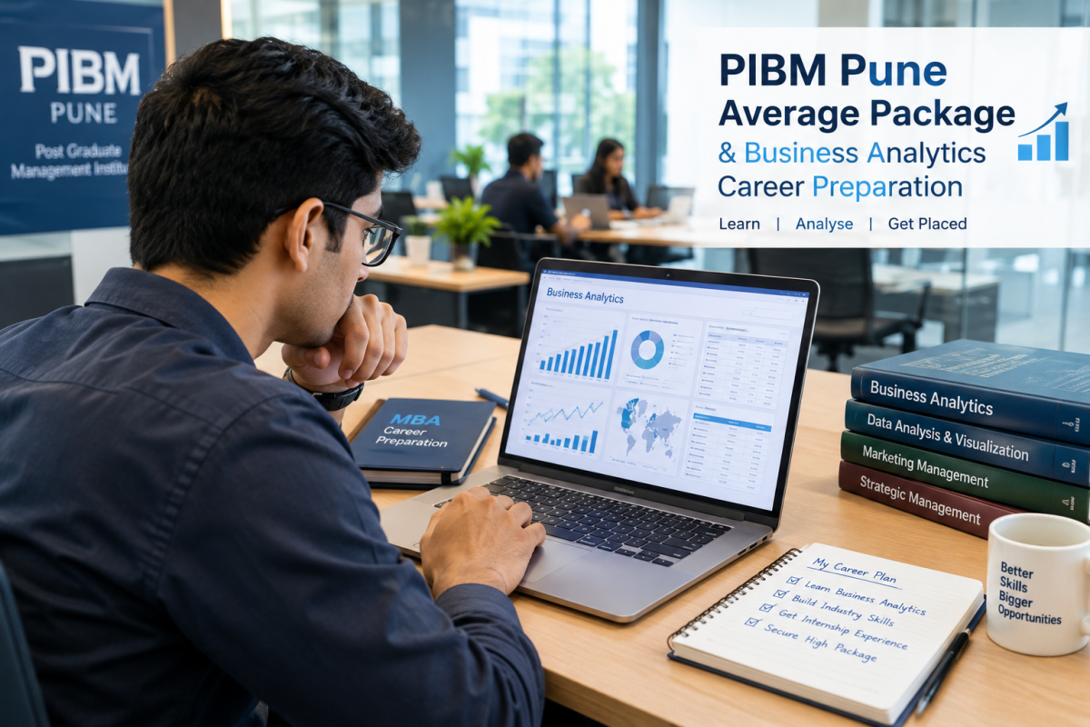 PIBM Pune average package and Business Analytics career preparation for MBA students