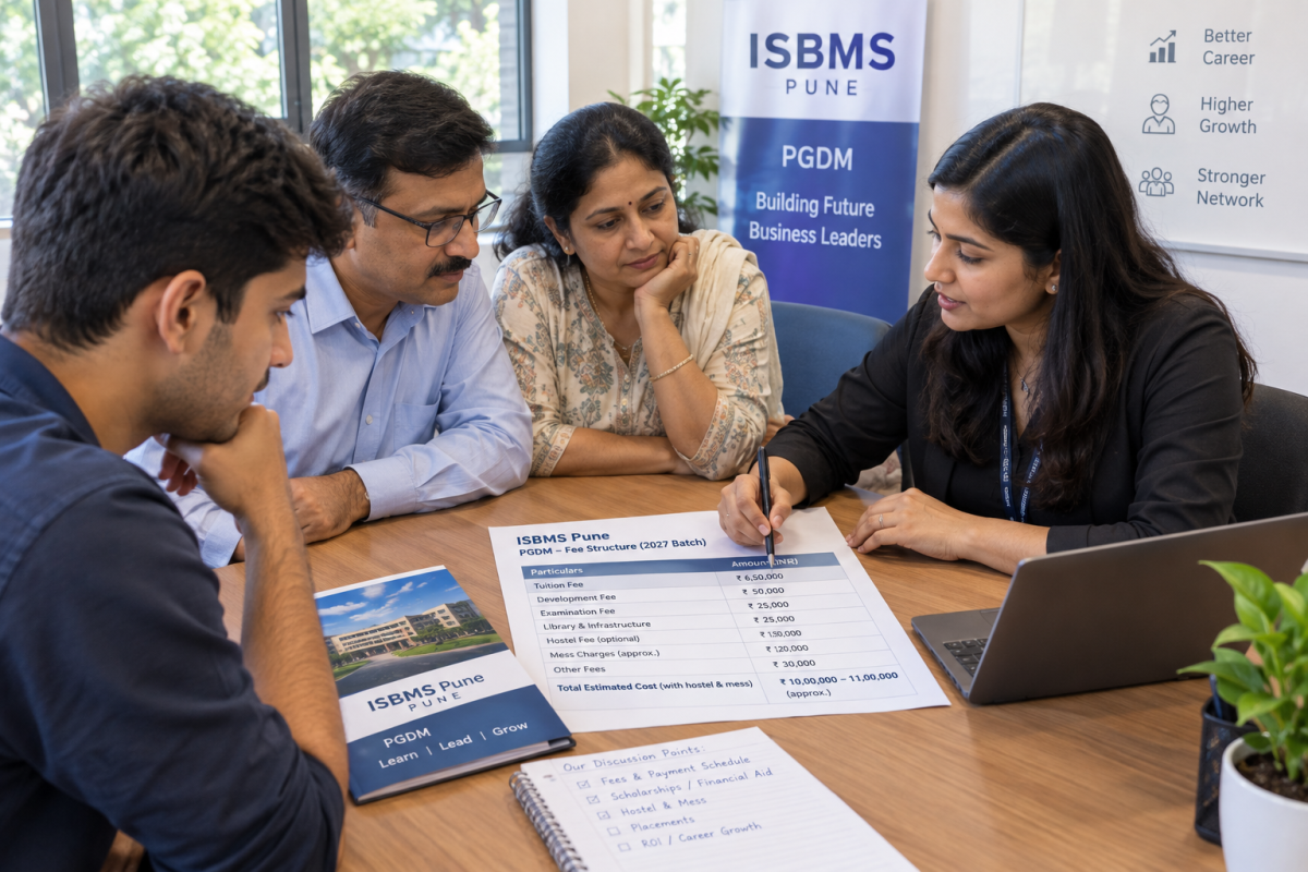ISBMS Pune fees 2027 PGDM total cost counselling