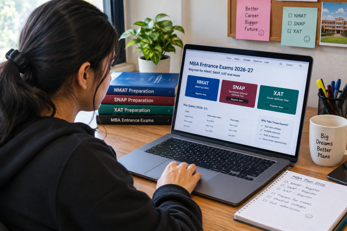 MBA entrance exams without CAT for 2026-27 admission