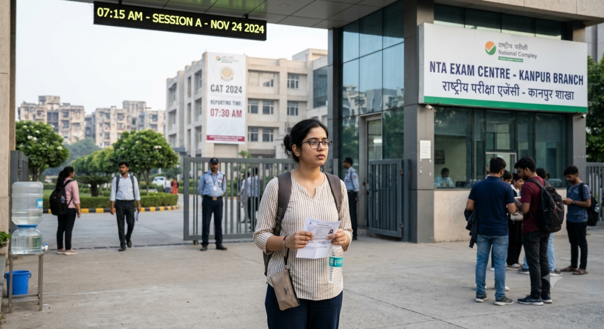 CAT exam day guidelines for reporting time and test centre entry